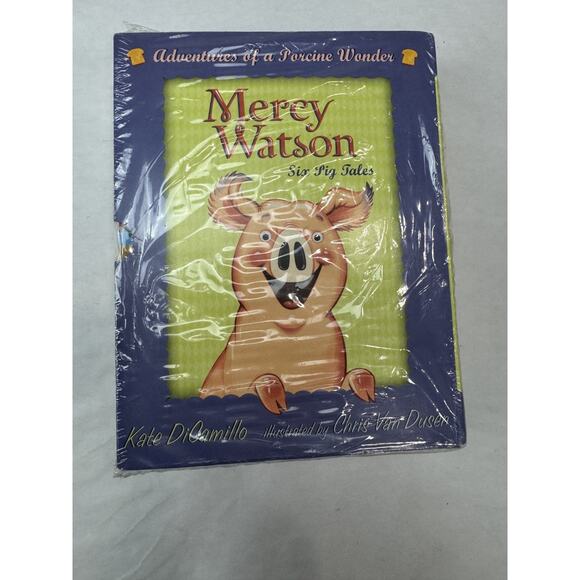 NIB Mercy Watson Boxed Set Books Children Six Pig Tales Porcine Wonder Ages 5-8 - Picture 1 of 5